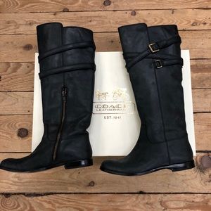 Coach Murphy Nubuck Riding Boots